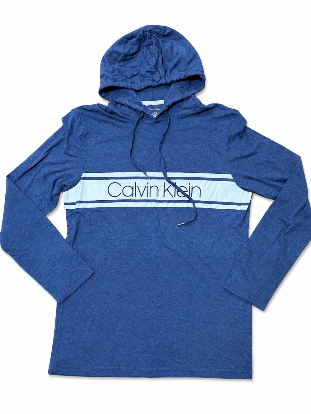 Calvin Klein Sleepwear Women’s Blue Hooded Long Sleeve Top Size S